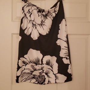 NY&Co black and white pencil skirt